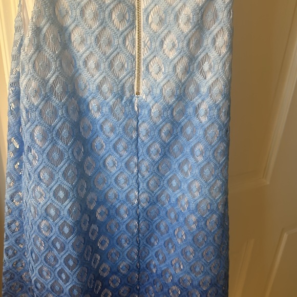 Lilly Pulitzer Marquette Crochet Ombré Shift Dress Large - Picture 8 of 9